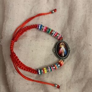 Jesus Christ Red Adjustable Bracelet